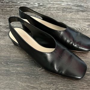 Everlane square toe sling back